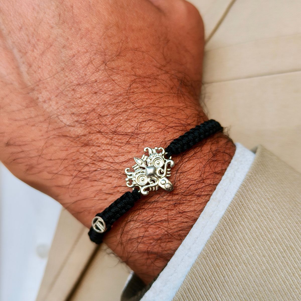 Men- Kirtimukh 92.5 Silver Bracelet