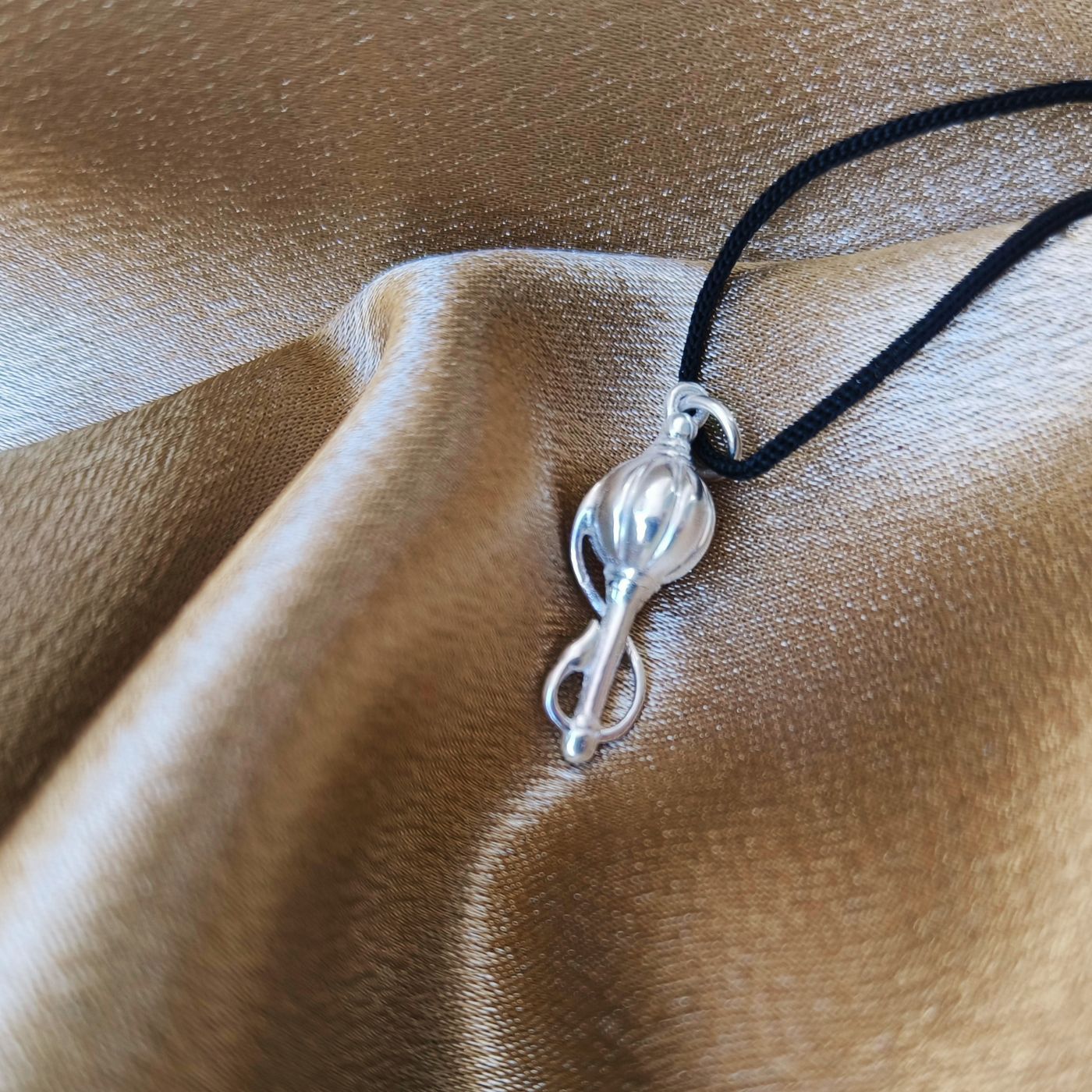 Hanuman Ji’s Gadda Pendant – in 92.5 Silver