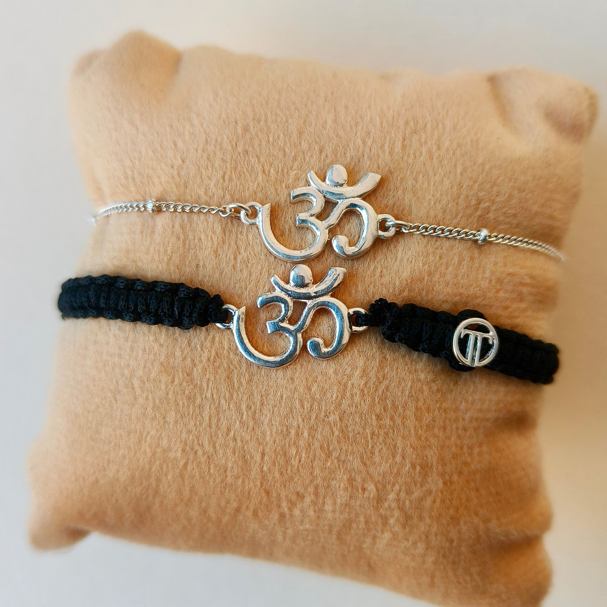 COMBO- Om 92.5 Pure Silver Bracelet