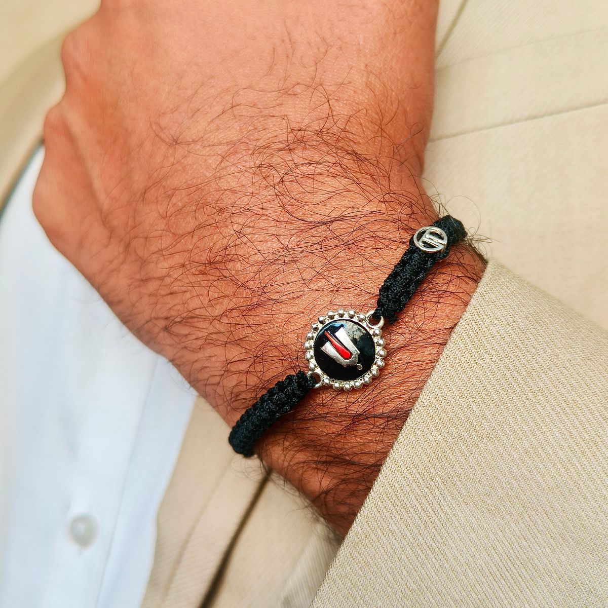 Men- Ram Lalla 92.5 Pure Silver Bracelet