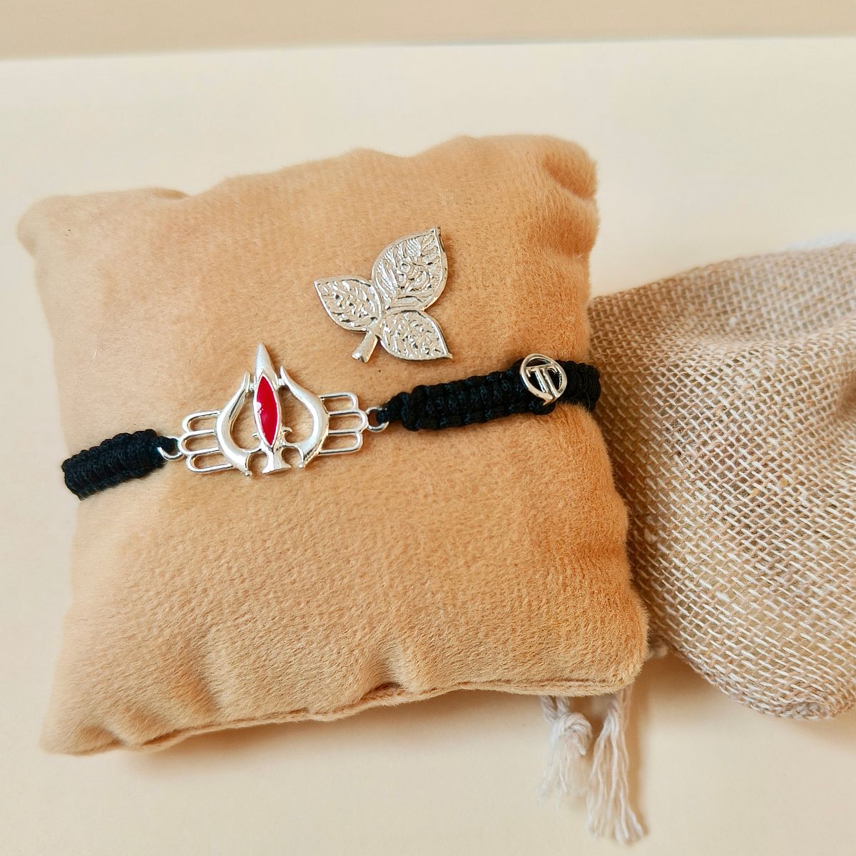 Mahadev's Trishul Blessing kit with Silver Belpatra