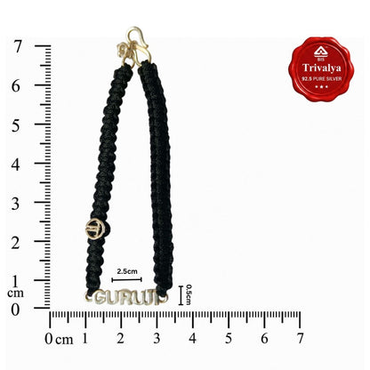Men- Guru Ji 92.5 Pure Silver Bracelet