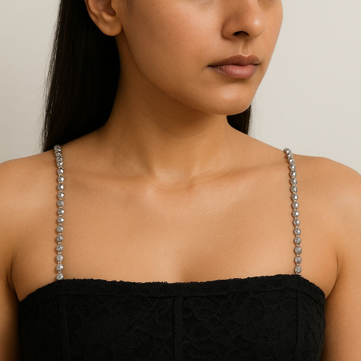 Lustrous Silver Strap