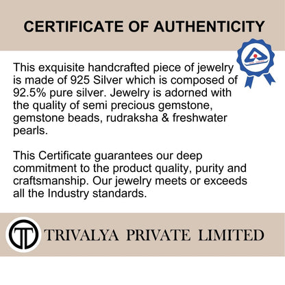 Women- Adi Shakti 92.5 in Pure Silver Bracelet with Free Belpatra