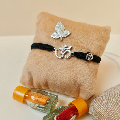 Mahadev's Om Blessing Kit with Silver Belpatra