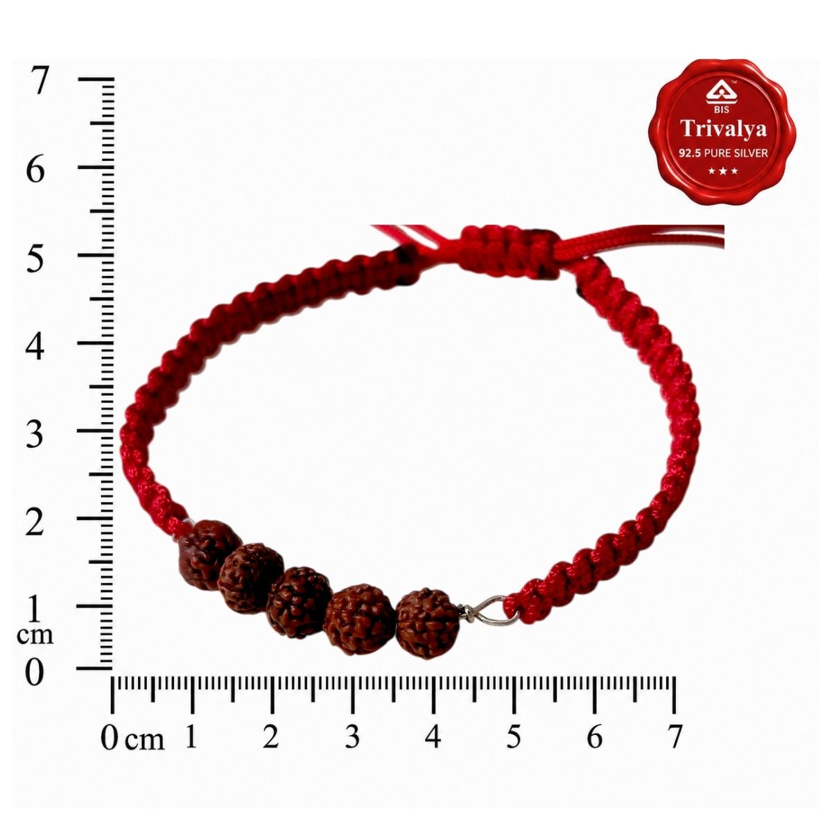 6mm Rudraksh Bracelet in 92.5 Silver Wire