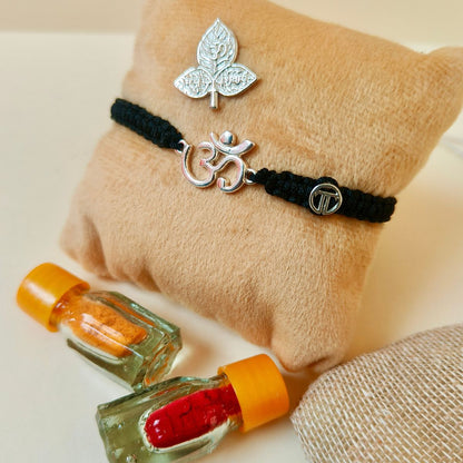 Mahadev's Om Blessing Kit with Silver Belpatra