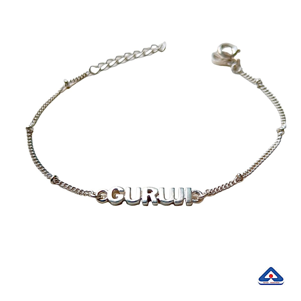 Women- Guru Ji 92.5 Pure Silver Bracelet