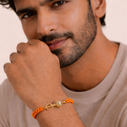 Orange Unisex – Vayuputra Gada Bracelet