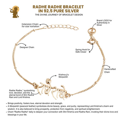 Women- Radhe-Radhe 92.5 Silver Bracelet