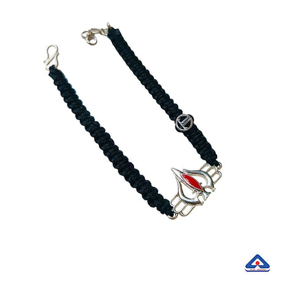 Men- Mahadev's Trishul in 92.5 Silver Bracelet