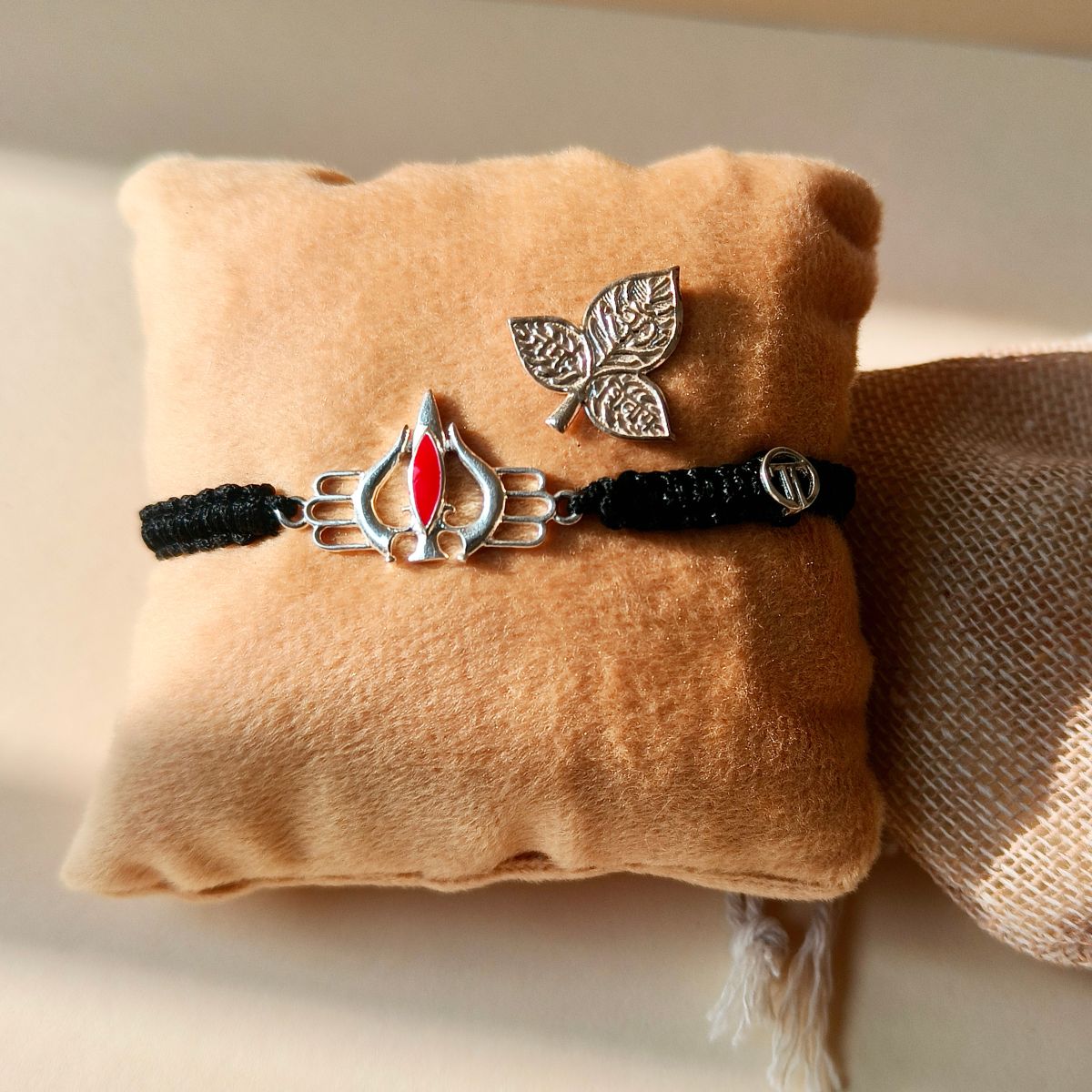 Mahadev's Trishul Blessing kit with Silver Belpatra
