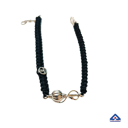 Men- Pawanputra Gada in 92.5 Pure Silver Bracelet