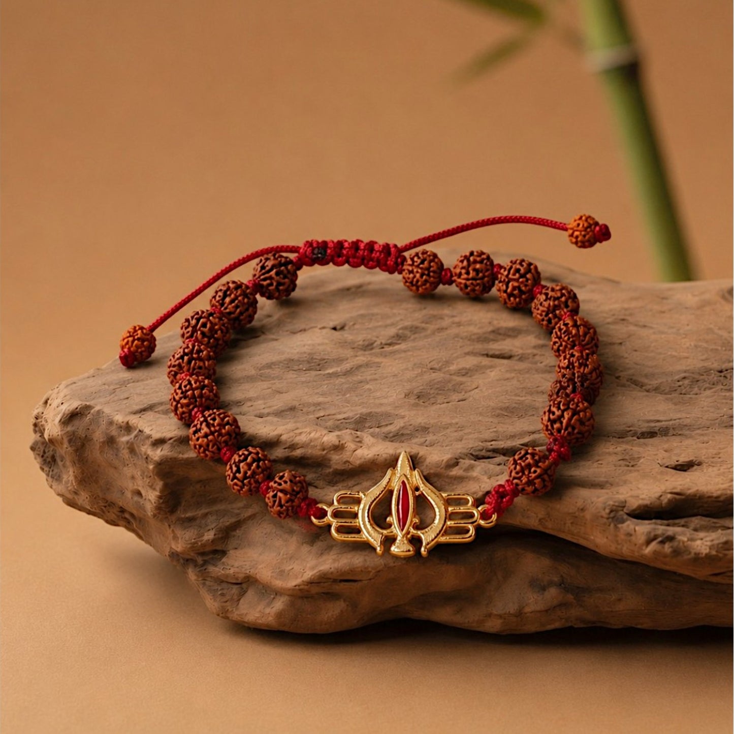 Mahadev Trishul Rudraksh Rakhi Bracelet