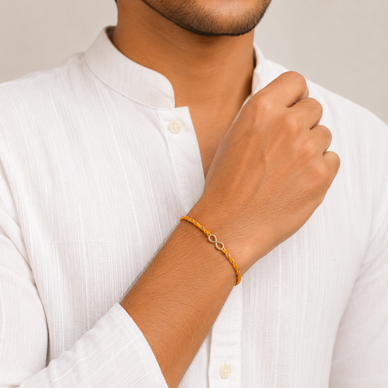Infinity Rakhi – 22K Gold Plated