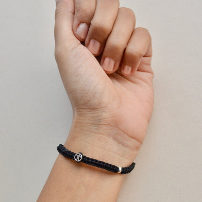 Unisex- Elite Nazar Band in 92.5 Silver