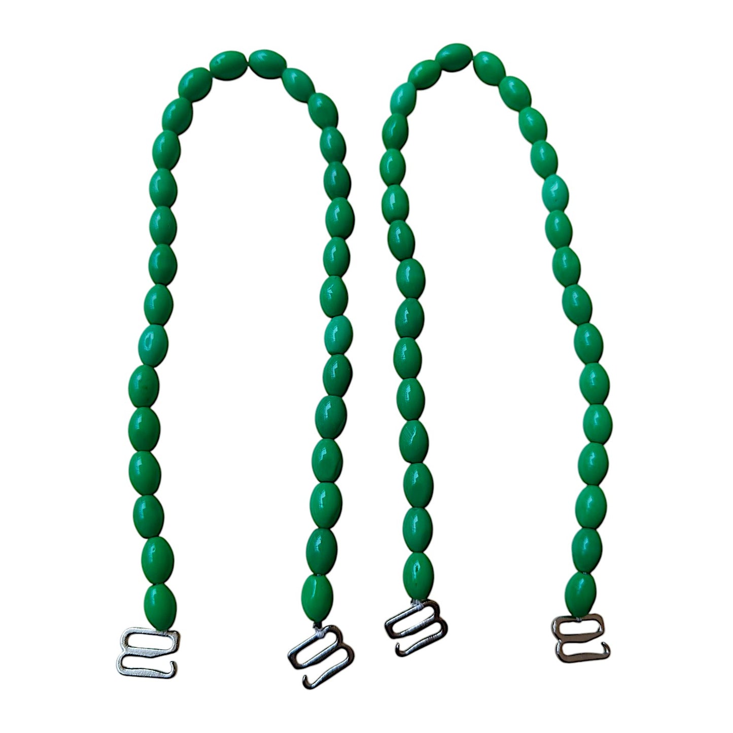 Green Oval Bead Strap