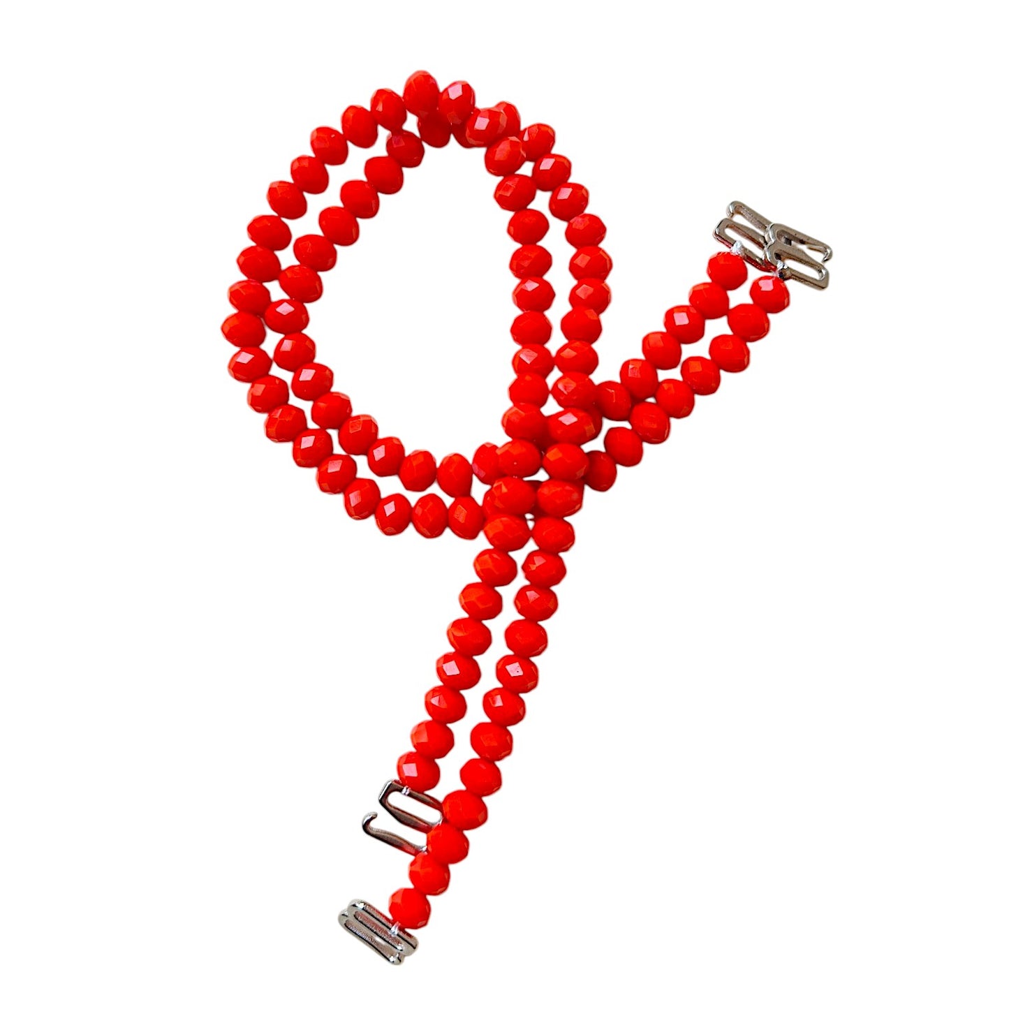 Funky Orange Faceted Strap