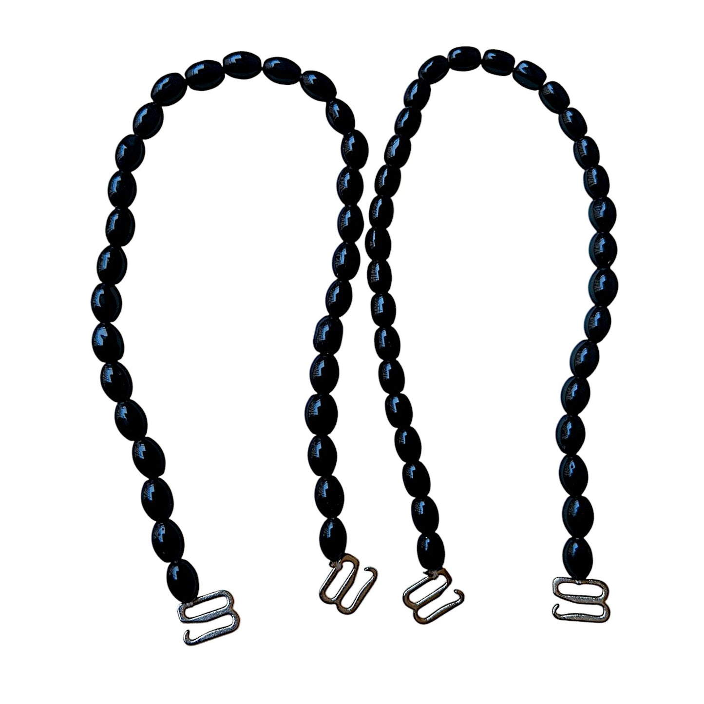 Classic Black Bead Strap