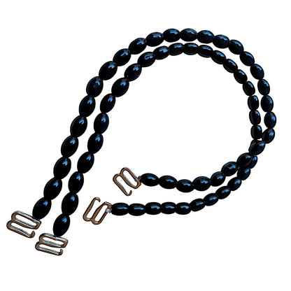 Classic Black Bead Strap