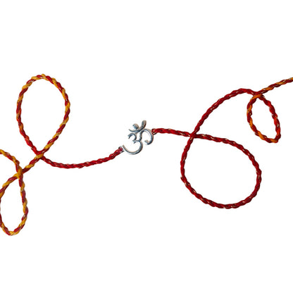 Divine Om Rakhi in 92.5 Pure Silver