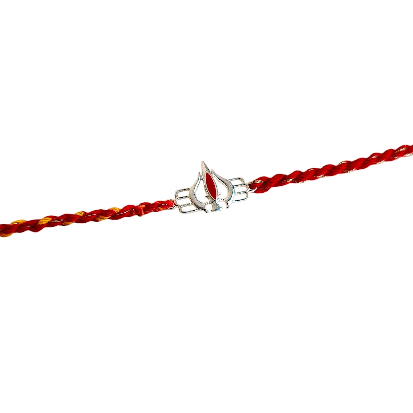 Mahadev's Trishul Rakhi in 92.5 Pure Silver
