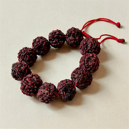 15mm- 5 Mukhi Nepali Rudraksh Bracelet