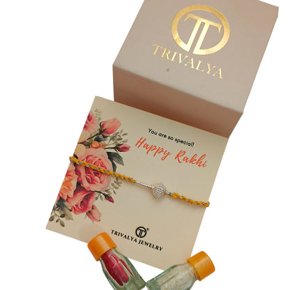 Unique Vayuputra Gada Rakhi in 92.5 Silver