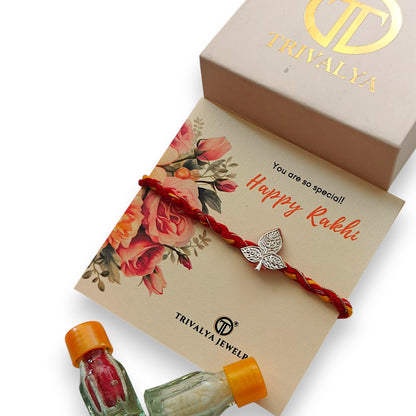 Mahadev's Belpatra Rakhi in 92.5 Pure Silver