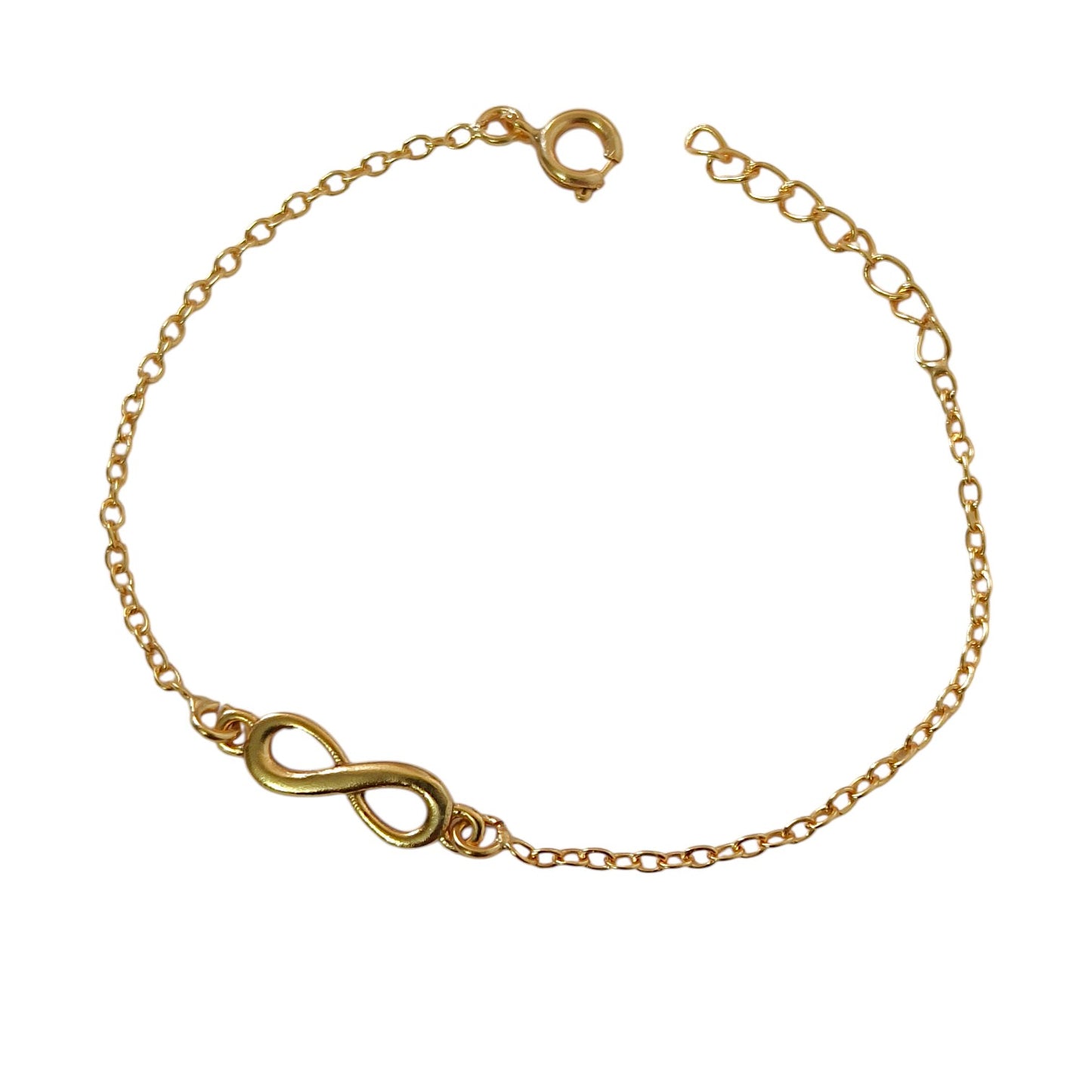 Women Infinity Bracelet in 22k Gold Plating