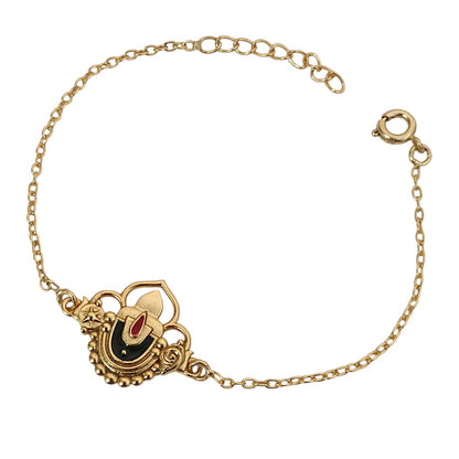 Tirupati Balaji Rakhi & Bracelet in22K Gold Plating