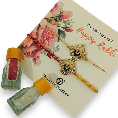 Tirupati Balaji Rakhi & Bracelet in22K Gold Plating