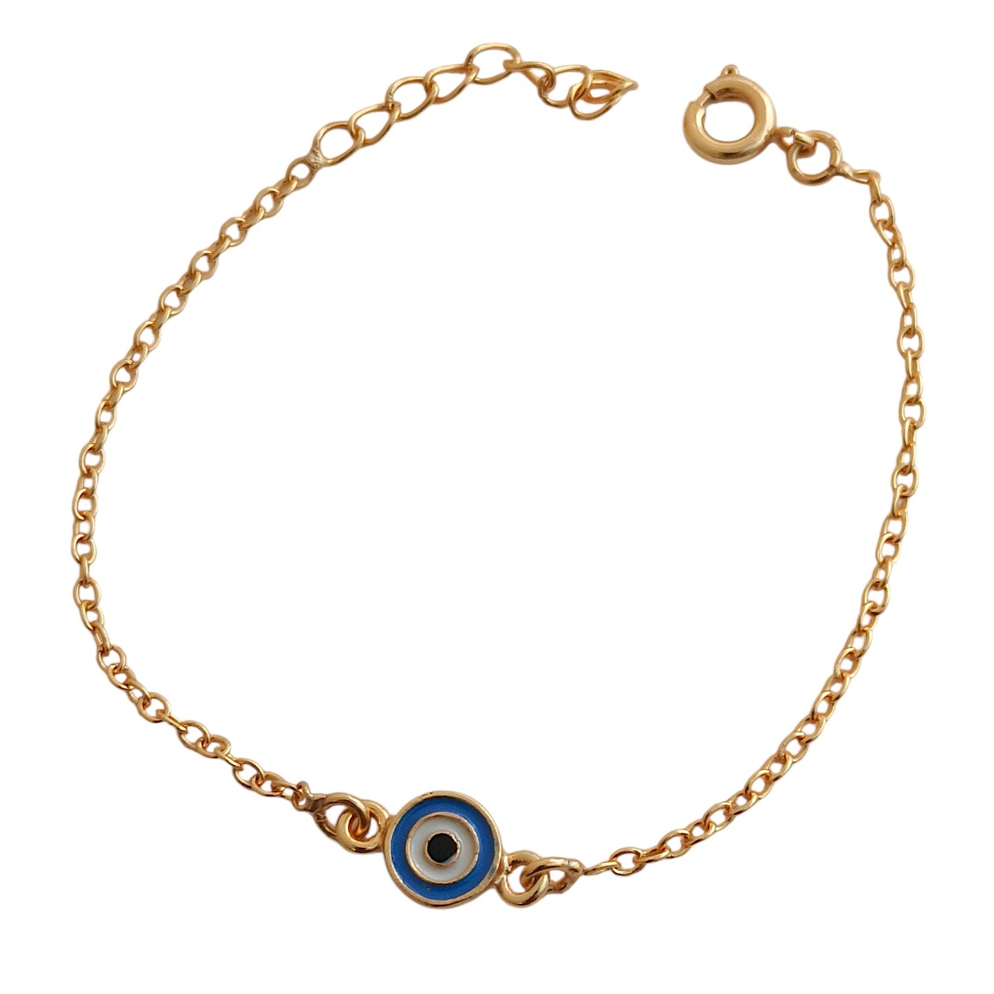 Women Reversible Evileye Bracelet in 22k Gold Plating