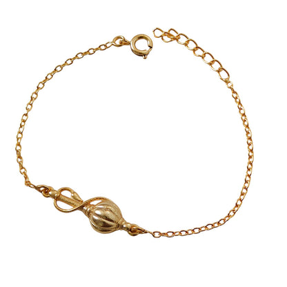 Combo- Vayuputra Gada Rakhi & Bracelet in 22K Gold Plating