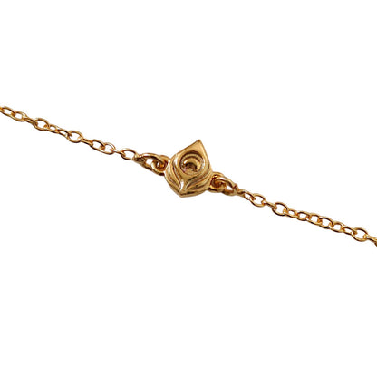 Combo- Radhe Radhe Rakhi & Mini Morpankh Bracelet in 22K Gold Plating