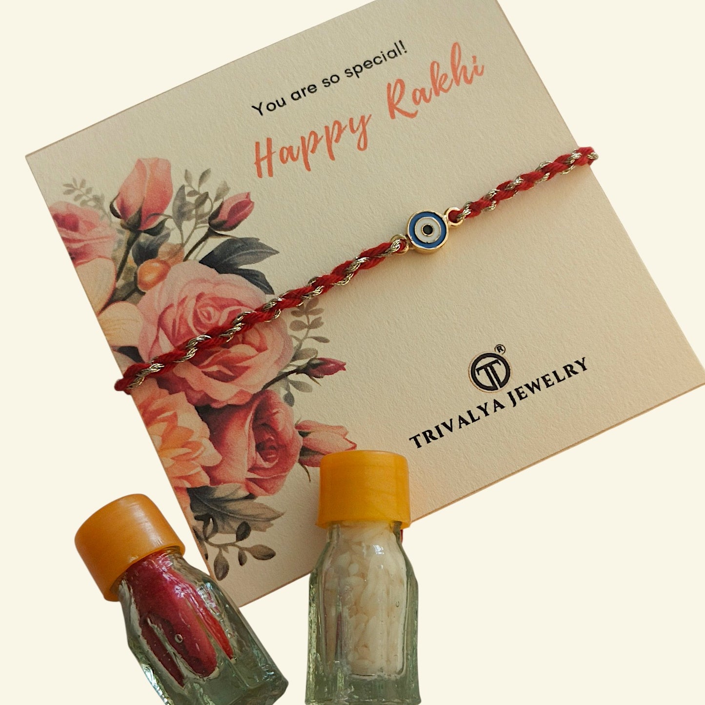 Evil Eye Rakhi – 22K Gold Plated