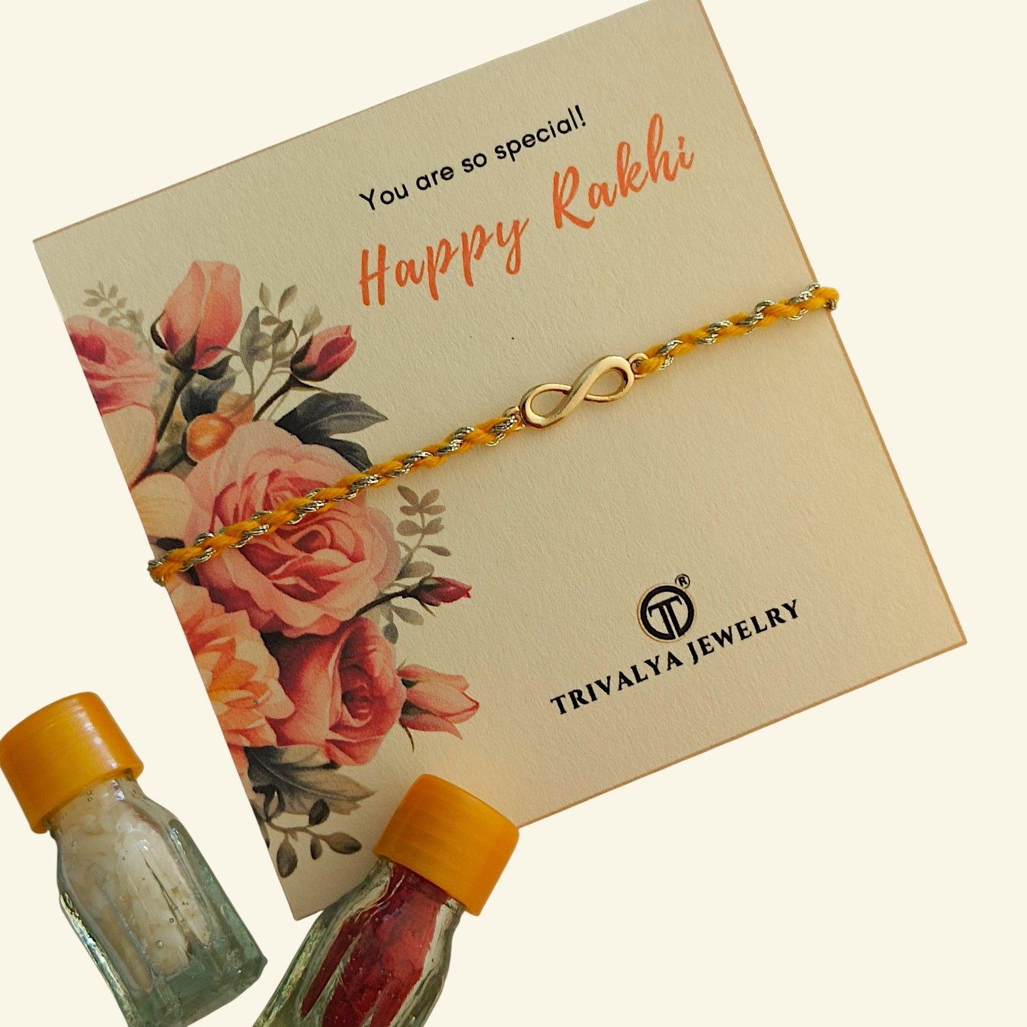 Infinity Rakhi – 22K Gold Plated