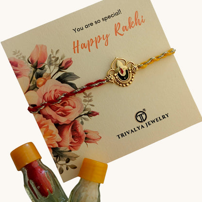 Tirupati Balaji Rakhi – 22K Gold Plated