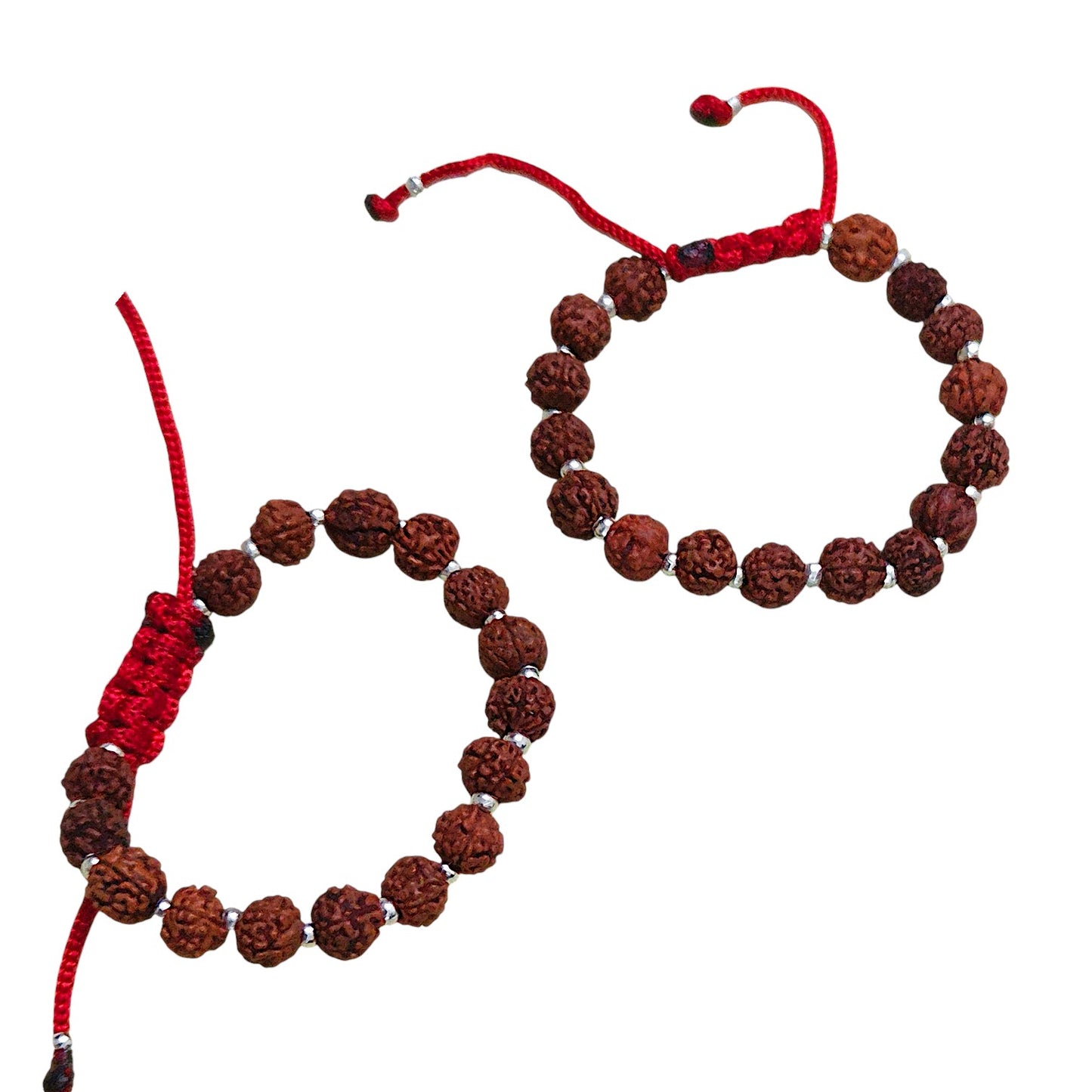 5 Mukhi Rudraksh Kavach for Kids - Red