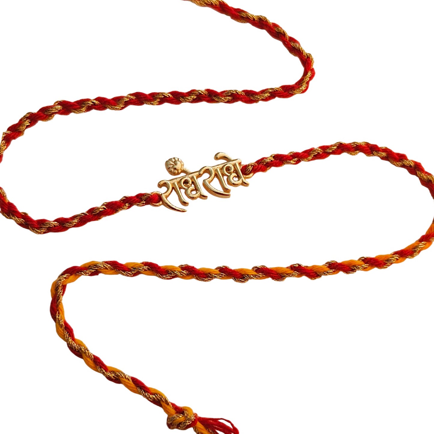 Radhe Radhe Rakhi – 22K Gold Plated