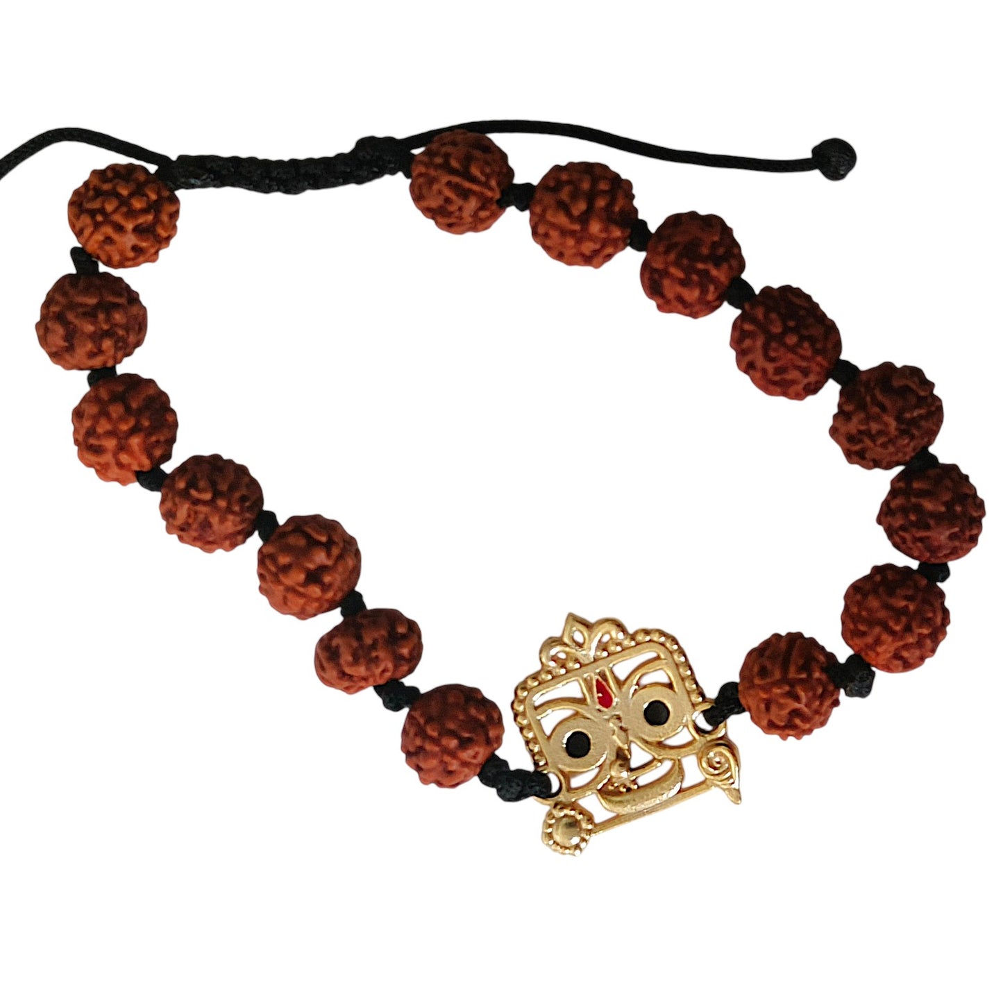 Jai Jagannatha Ji Bracelet with 5 Mukhi Nepali Rudraksh Band