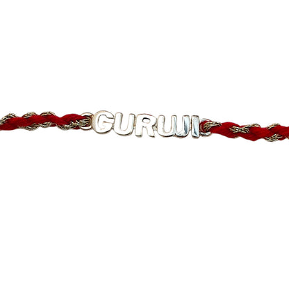 Big Guru Ji Rakhi in 92.5 Silver