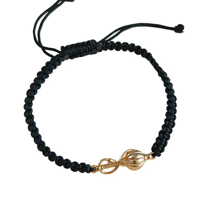 Black Unisex – Vayuputra Gada Bracelet