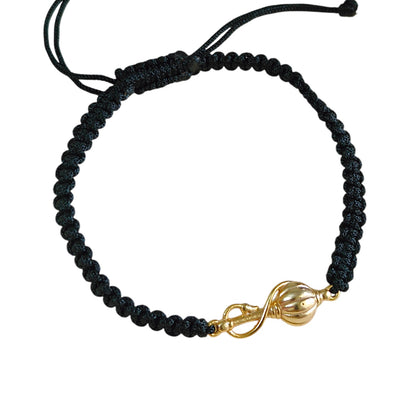 Black Unisex – Vayuputra Gada Bracelet