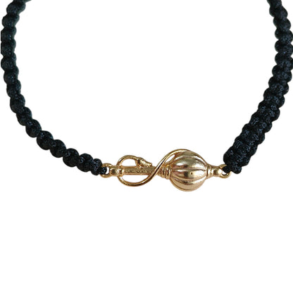 Black Unisex – Vayuputra Gada Bracelet
